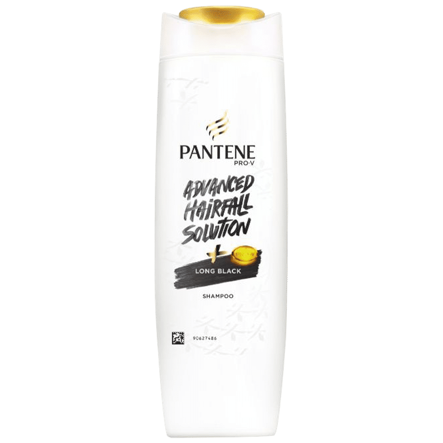 Pantene Advanced Hair Fall Solution Shampoo - Long Black, 72 ml