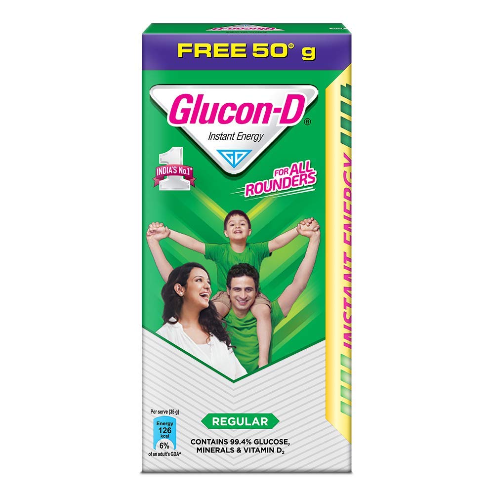 Glucon-D Regular 75g + 50g Free