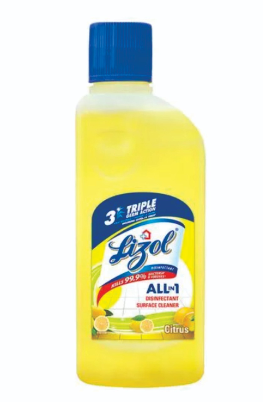 Lizol All In 1 Disinfectant Surface & Floor Cleaner - Citrus,  200 ml