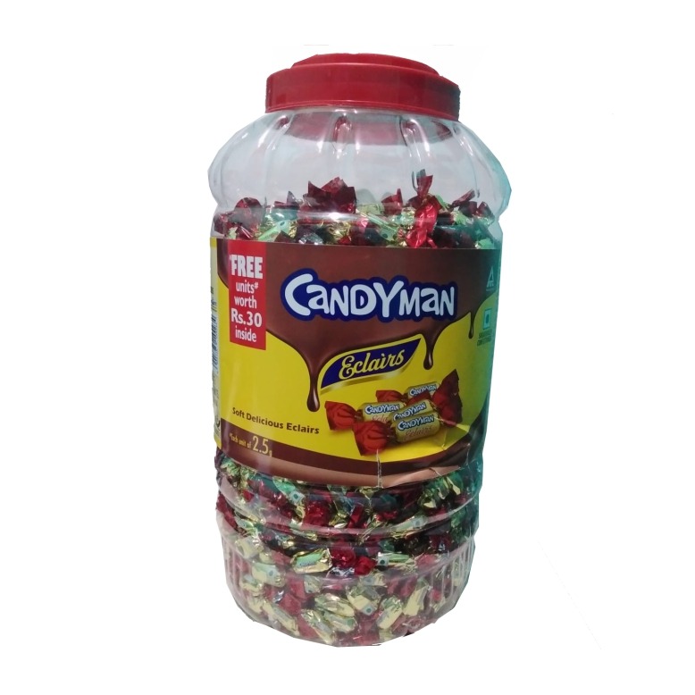 Candyman Choco Eclairs Jar| 1400 units 