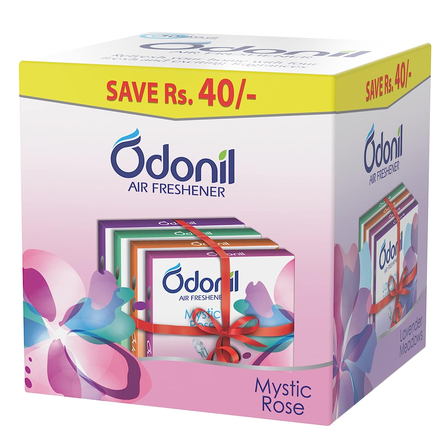 Odonil Bathroom Air Freshener Blocks - 4PCs ,48 g+ Save Rs.40